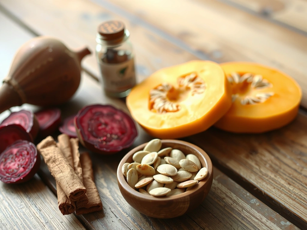 Ingrédients bruts en composition artistique